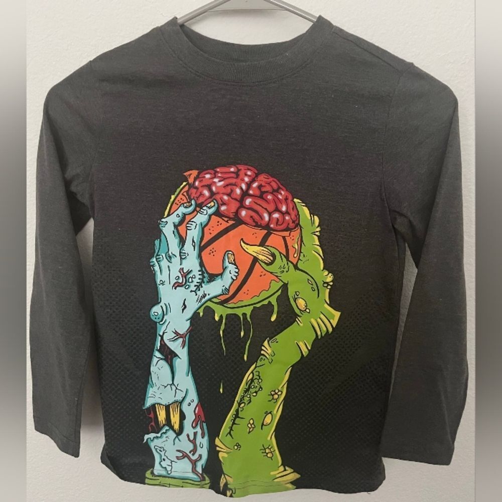 🥳 $4 FINAL PRICE❣️ EUC Boy's Cat & Jack Long sleeve Shirt S